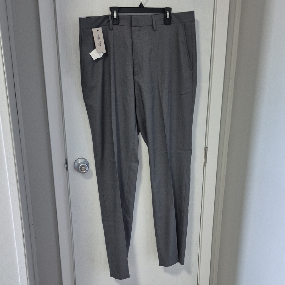 Kenneth Cole Reaction Charcoal Men's Dress Pants